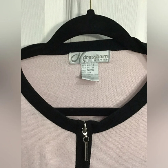 Dress Barn Full Zip Multi Color Long Sleeve Cardigan size 14/16 - Picture 2 of 6